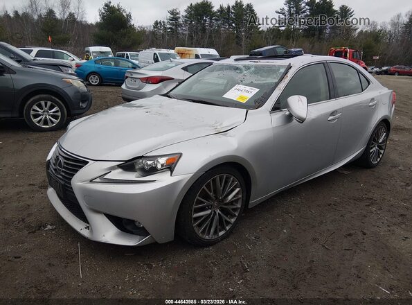 JTHCM1D25G5001546 2016 LEXUS IS 300 Silver Vista tres cuartos delantera izquierda