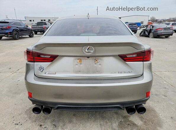 JTHCM1D26G5005038 2016 LEXUS IS Silver Вид ззаду