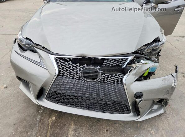 JTHCM1D26G5005038 2016 LEXUS IS Silver Вид задньої частини салону