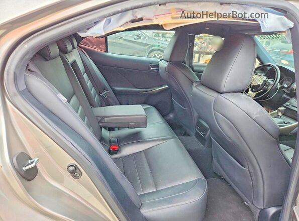JTHCM1D26G5005038 2016 LEXUS IS Silver Вид задніх сидінь