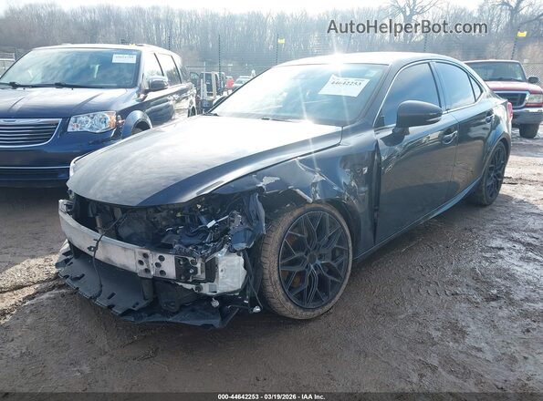 JTHCM1D29H5022692 2017 LEXUS IS 300 Black Առջևի ձախ երեք քառորդ տեսարան