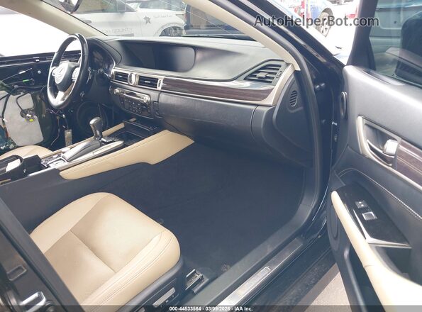 JTHCZ1BL0GA001829 2016 LEXUS GS 350 Черный Вид салона спереди