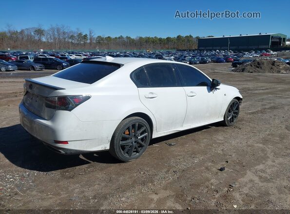 JTHCZ1BL0HA004912 2017 LEXUS GS 350 Белый Задняя правая четверть