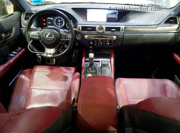JTHCZ1BL0JA008433 2018 LEXUS GS Gray Widok deski rozdzielczej