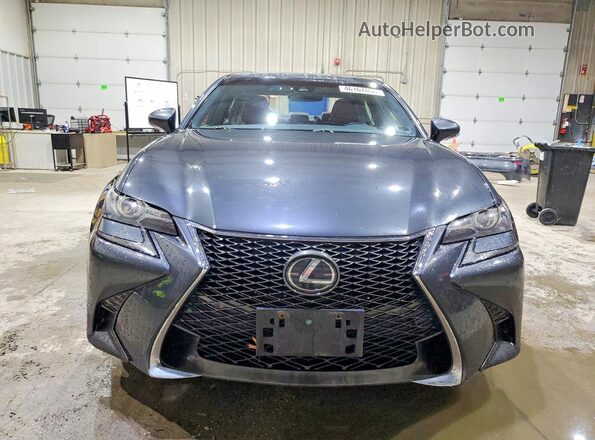 JTHCZ1BL0JA008433 2018 LEXUS GS Gray Widok z przodu