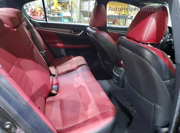 JTHCZ1BL0JA008433 2018 LEXUS GS Gray Widok tylnych siedzeń