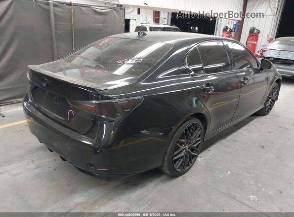 JTHCZ1BL1GA001533 2016 LEXUS GS 350 Black Задня права чверть