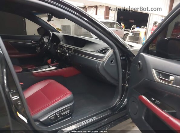 JTHCZ1BL1GA001533 2016 LEXUS GS 350 Black Вид салону спереду