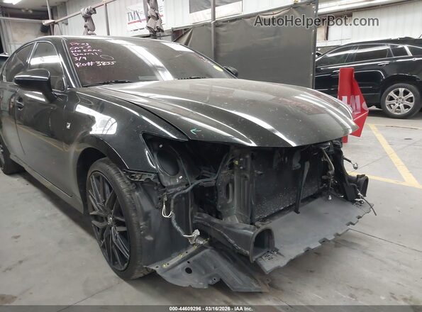 JTHCZ1BL1GA001533 2016 LEXUS GS 350 Black Вид спереду