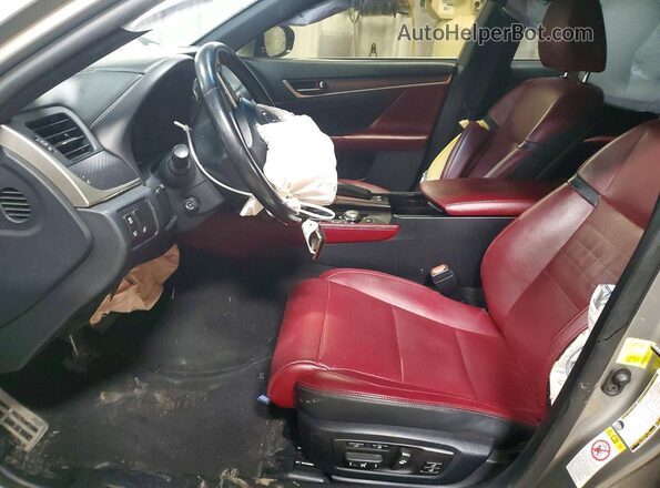 JTHCZ1BL1HA007219 2017 LEXUS GS Silver Widok wnętrza z przodu