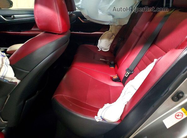 JTHCZ1BL1HA007219 2017 LEXUS GS Silver Widok tylnych siedzeń