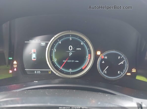 JTHCZ1BL1JA007808 2018 LEXUS GS 350 Black უკანა სავარძლების ხედი