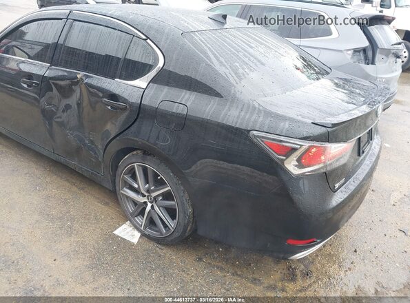 JTHCZ1BL1JA007808 2018 LEXUS GS 350 Black უკანა მარცხენა
