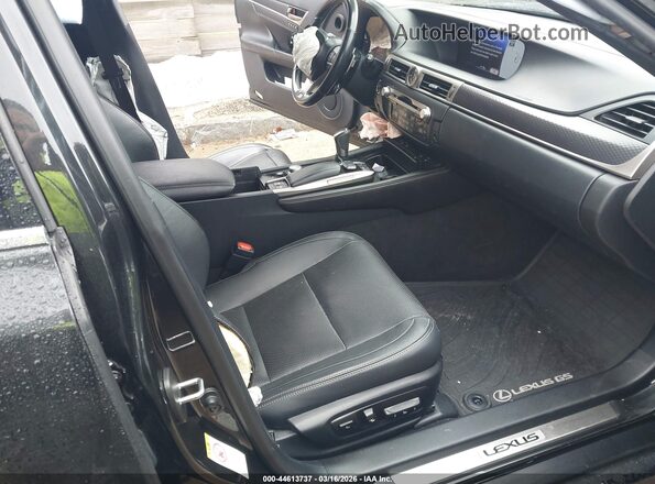 JTHCZ1BL1JA007808 2018 LEXUS GS 350 Black წინა სალონის ხედი