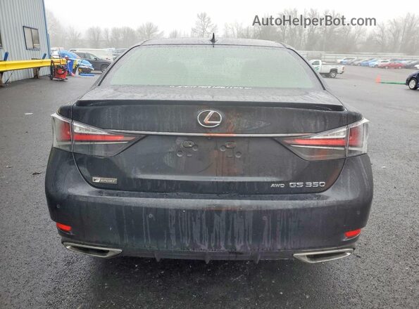 JTHCZ1BL3HA005178 2017 LEXUS GS Black Widok z tyłu