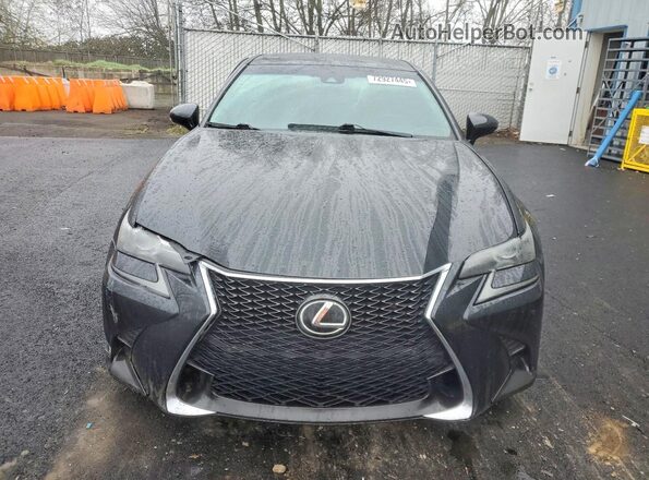 JTHCZ1BL3HA005178 2017 LEXUS GS Black Widok z przodu