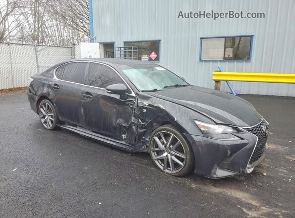 JTHCZ1BL3HA005178 2017 LEXUS GS Black Przód prawy