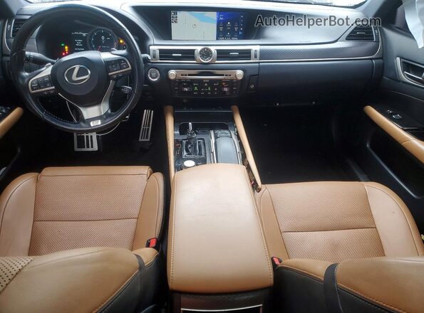JTHCZ1BL3HA005178 2017 LEXUS GS Black Widok deski rozdzielczej
