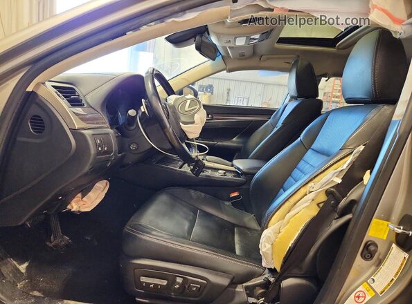JTHCZ1BL3HA005407 2017 LEXUS GS Silver Vista interior delantera