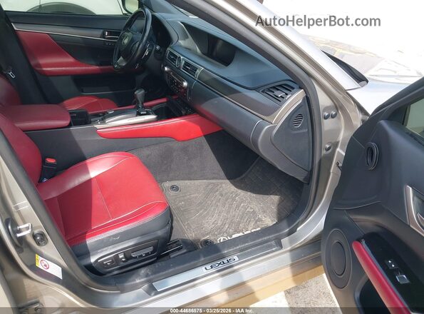 JTHCZ1BL4HA006095 2017 LEXUS GS 350 Gray Widok wnętrza z przodu