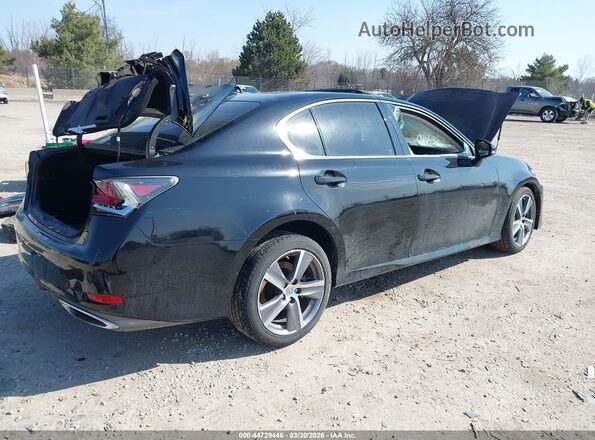 JTHCZ1BL5HA007109 2017 LEXUS GS 350 Black Trasero derecho