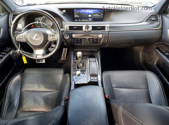 JTHCZ1BL5JA009464 2018 LEXUS GS White Вид панелі приладів