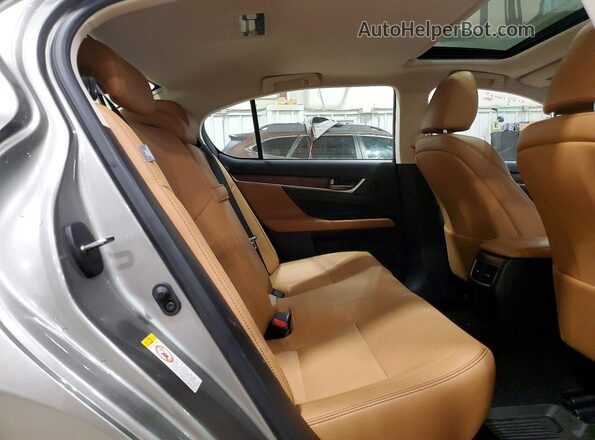 JTHCZ1BL6JA009117 2018 LEXUS GS Silver Вид задніх сидінь