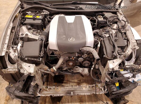 JTHCZ1BL6JA009117 2018 LEXUS GS Silver Вид задньої частини салону