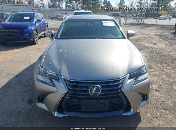 JTHCZ1BL7JA007554 2018 LEXUS GS 350 Gray Instrument cluster view