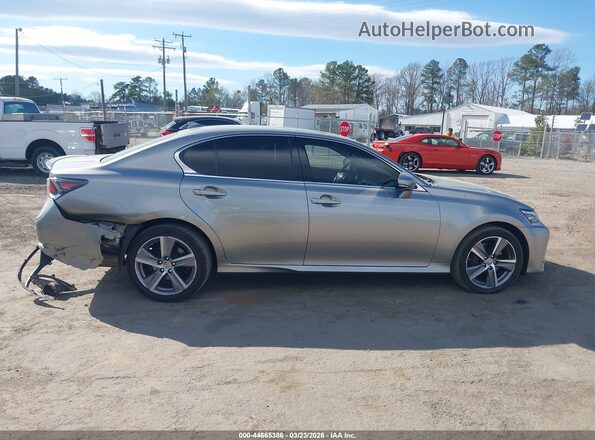 JTHCZ1BL7JA007554 2018 LEXUS GS 350 Gray Rear interior view