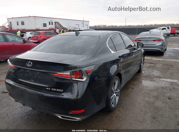 JTHCZ1BL8GA004106 2016 LEXUS GS 350 Black Trasero derecho