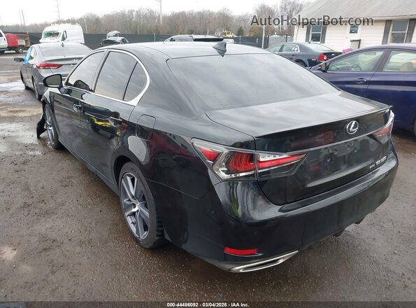 JTHCZ1BL8GA004106 2016 LEXUS GS 350 Black Trasero izquierdo