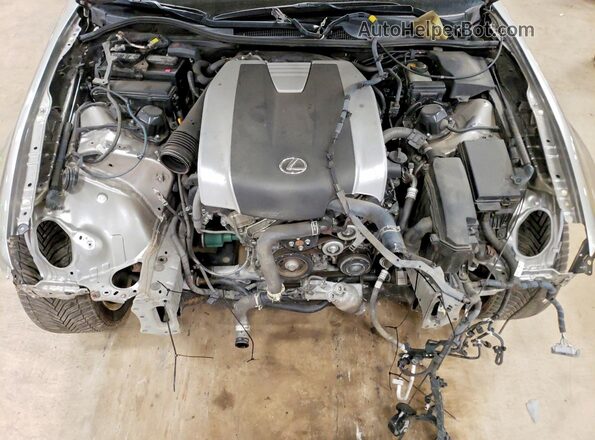 JTHCZ1BL8JA008129 2018 LEXUS GS Silver Widok wnętrza z tyłu
