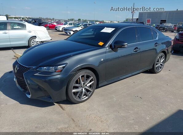 JTHCZ1BLXJA008777 2018 LEXUS GS 350 Black Przód lewy