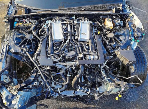 JTHD51FF2N5017556 2022 LEXUS LS Черный Вид задней части салона