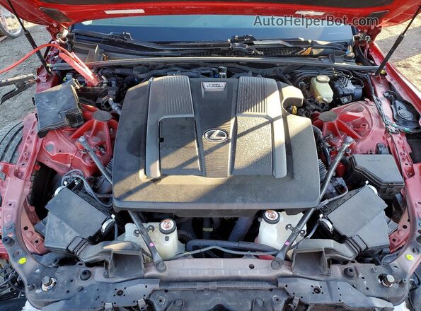 JTHD51FF3L5010922 2020 LEXUS LS Red Widok wnętrza z tyłu