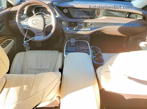 JTHD51FF3L5010922 2020 LEXUS LS Red Widok deski rozdzielczej