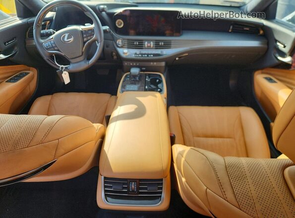 JTHD51FF4R5020724 2024 LEXUS LS Blue Առջևի վահանակի տեսք