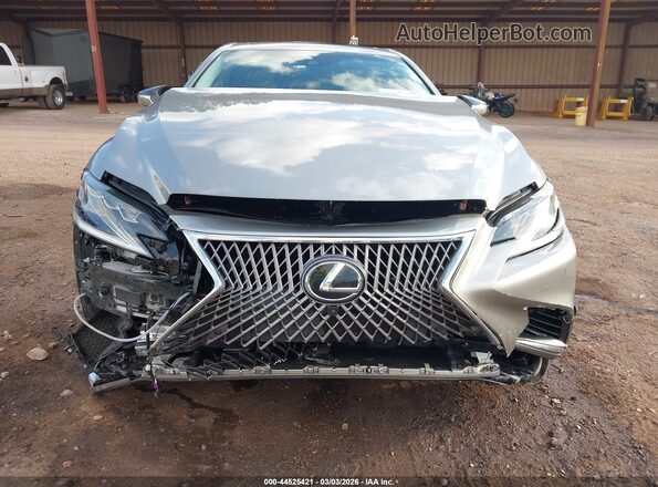 JTHD51FF7L5012334 2020 LEXUS LS 500 Silver Widok wnętrza z tyłu