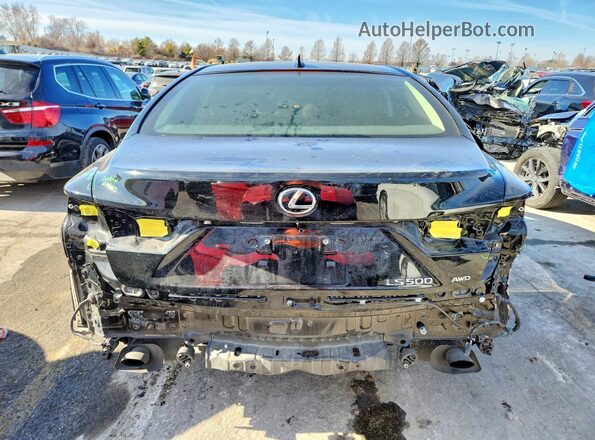 JTHD51GF1M5008943 2021 LEXUS LS Black უკანა ხედი