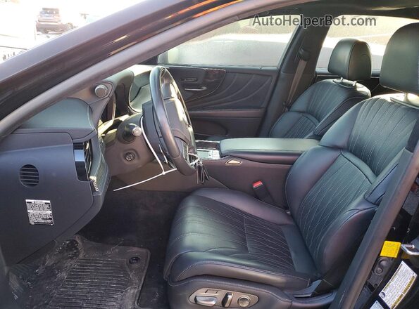 JTHD51GF3L5007629 2020 LEXUS LS Black Widok wnętrza z przodu