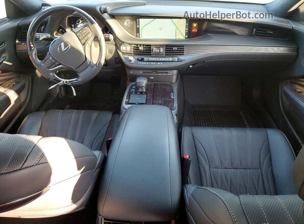JTHD51GF3L5007629 2020 LEXUS LS Black Widok deski rozdzielczej