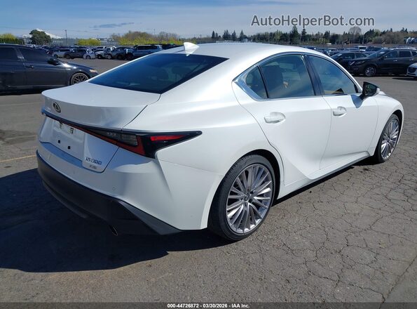 JTHD81F20P5052619 2023 LEXUS IS 300 White Հետևի աջ