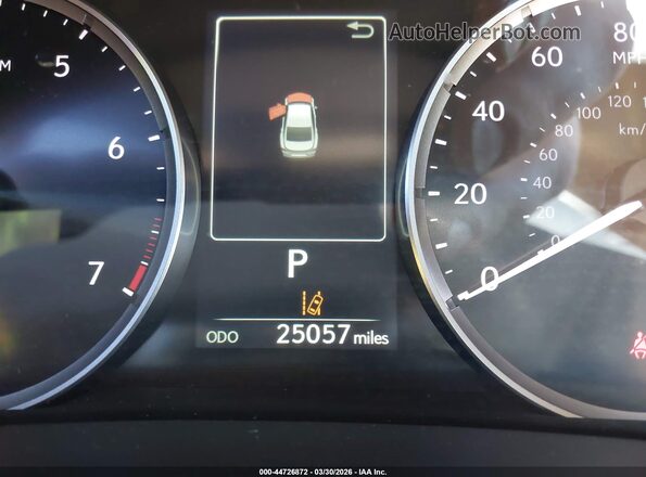 JTHD81F20P5052619 2023 LEXUS IS 300 White Սարքավորումների վահանակի տեսք