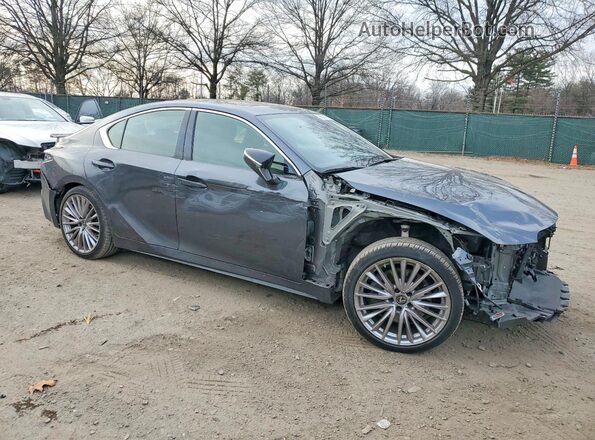 JTHD81F24N5049283 2022 LEXUS IS Серый Передняя правая четверть