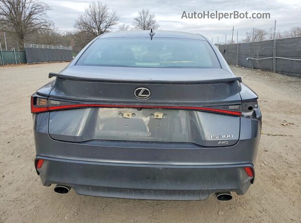 JTHD81F24N5049283 2022 LEXUS IS Серый Вид сзади