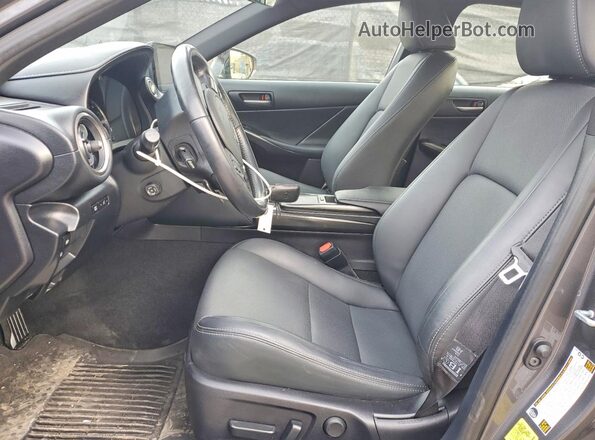 JTHD81F24N5049283 2022 LEXUS IS Серый Вид салона спереди