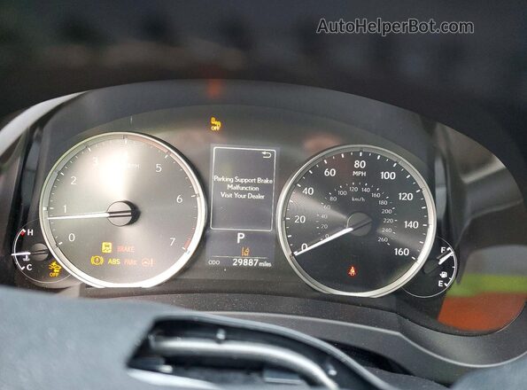 JTHD81F24N5049283 2022 LEXUS IS Серый Вид щитка приборов