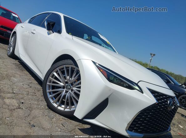JTHDA1D21P5125519 2023 LEXUS IS 300 White 