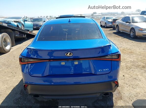 JTHDA1D24N5120036 2022 LEXUS IS 300 Blue 